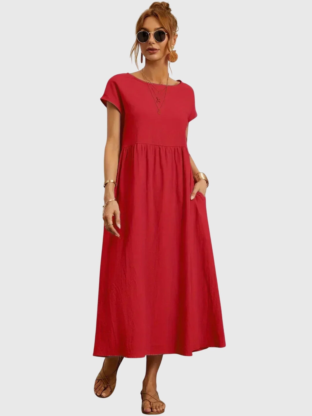 Giselle™ - Chic Lommerkjole for Enhver Anledning