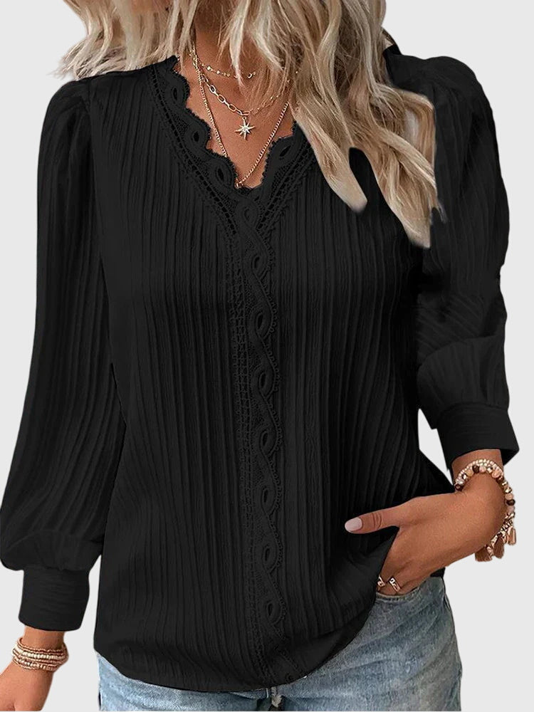 Andrea™ | Chic Pullover Bluse for enhver anledning