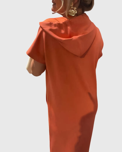 Stilig Kattonghette Kjole for Hverdagsbruk