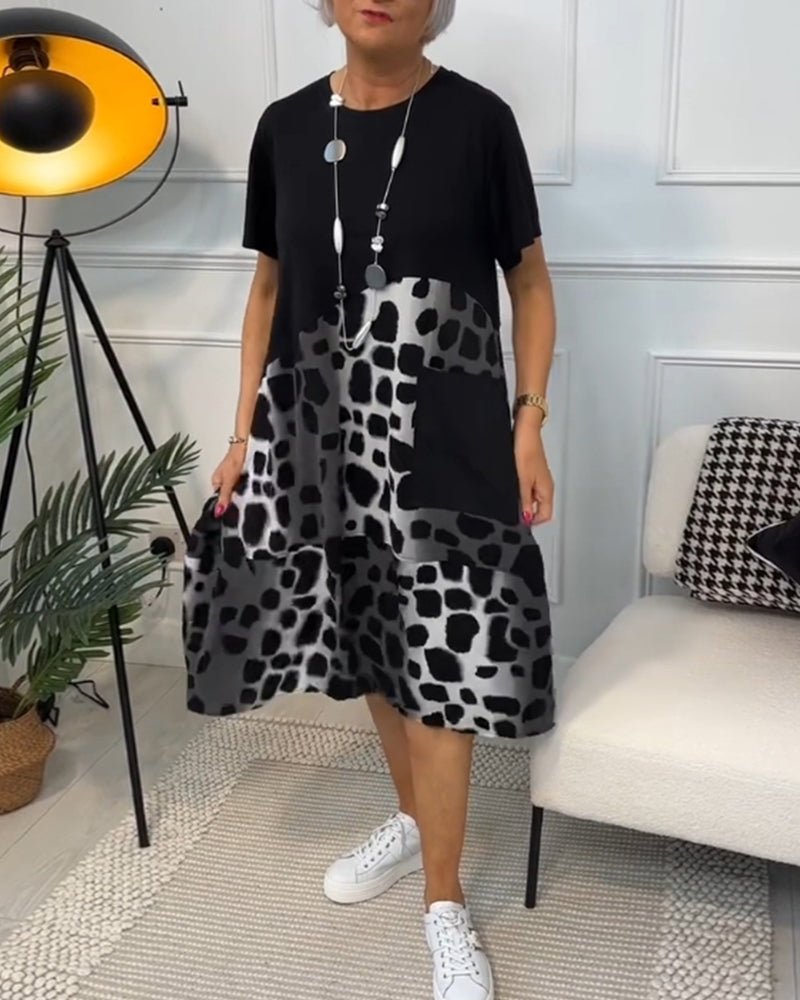 Cassandra | Kvinne Chic Midi Kjole for Alle Anledninger