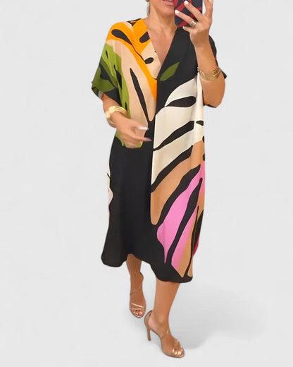 Cymarie | Chic Stoffkjole for Enhver Anledning