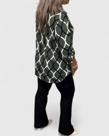 Chic Bluse for Kontor og Kveld