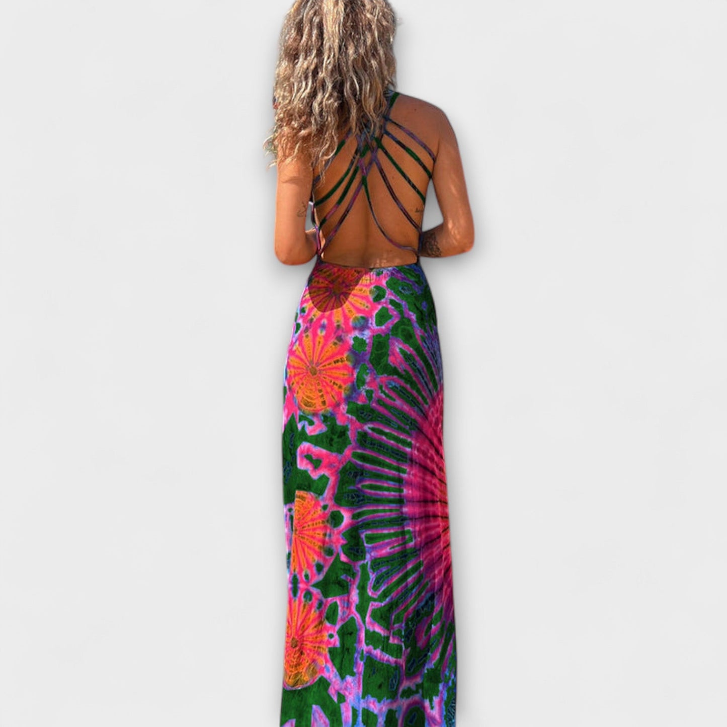 Ronja - La Bamba Tie-Dye Maxi Kjole for Alle Anledninger