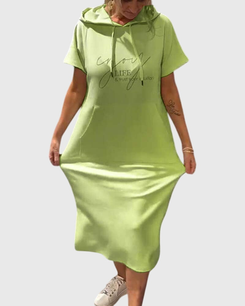 Stilig Kattonghette Kjole for Hverdagsbruk