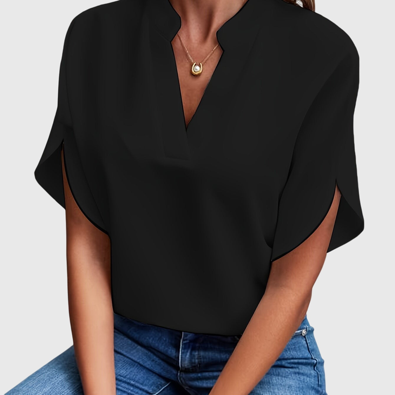 Kristie™ - Chic Bluse for Enhver Anledning