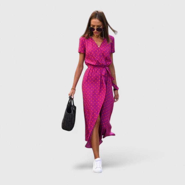 Zinavell | Chic Midi Kjole for Enhver Anledning