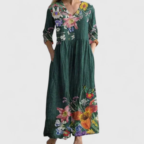 Kymberah | Chic Midi Kjole for Enhver Anledning