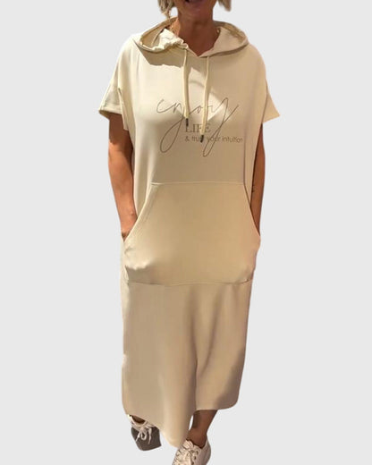 Stilig Kattonghette Kjole for Hverdagsbruk