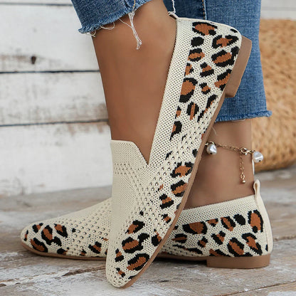 Lisa - Stilige Strikk Slip-On Leiligheter for Hverdagsbruk