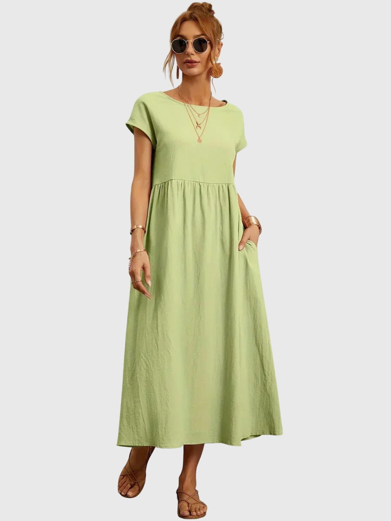 Giselle™ - Chic Lommerkjole for Enhver Anledning