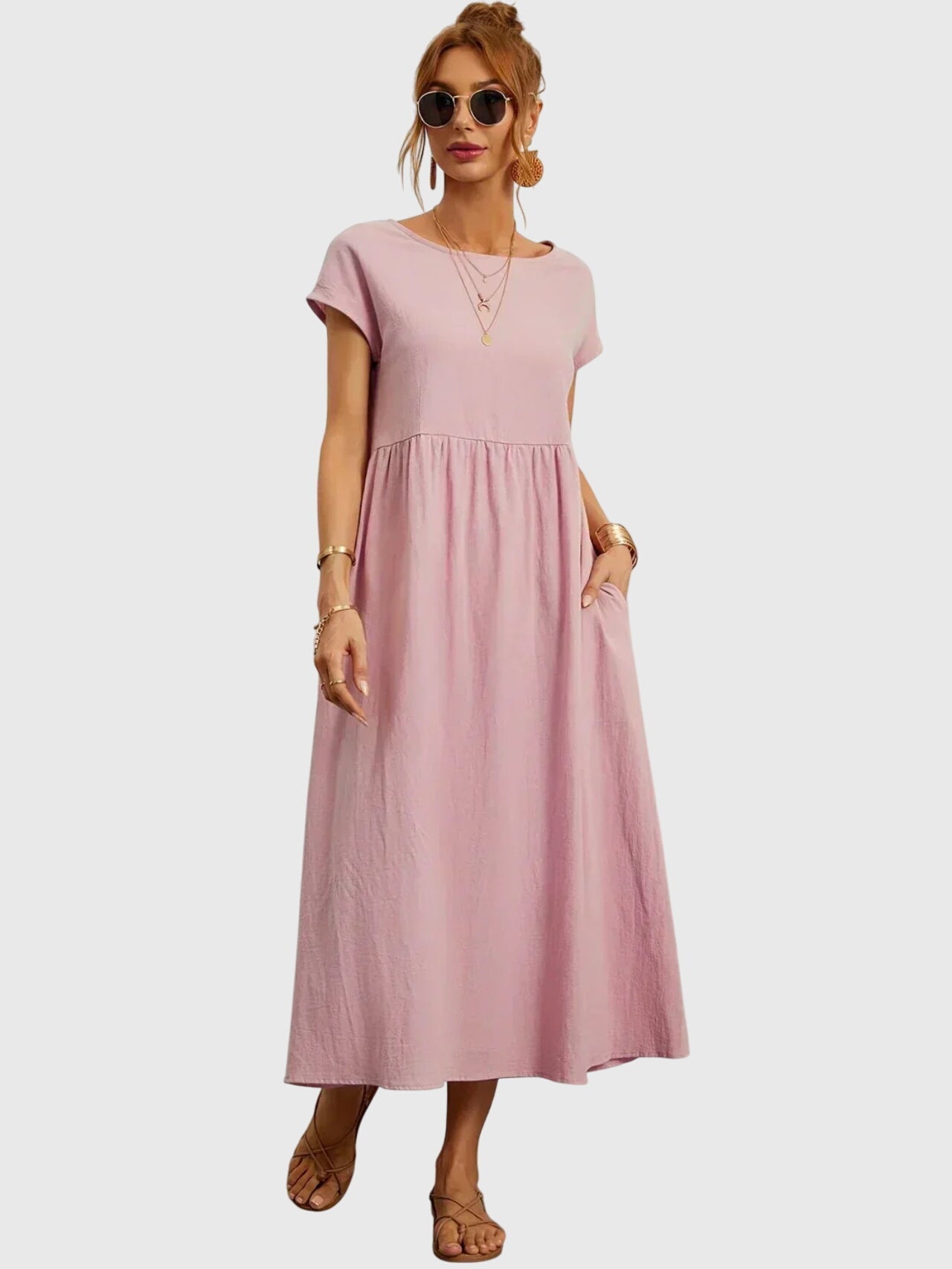 Giselle™ - Chic Lommerkjole for Enhver Anledning