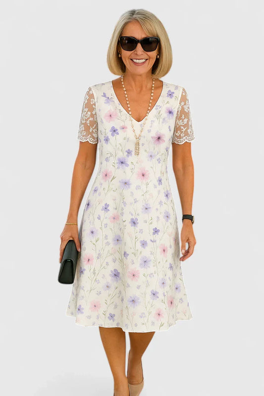 Brislyn | Chic Midi Kjole for Alle Anledninger