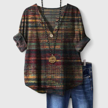 Chrystina | Chic Bluse for Kontor og Kveldsbruk