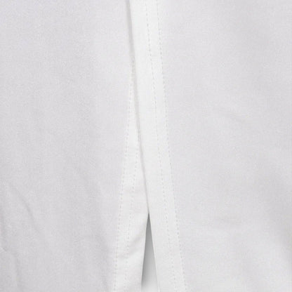 Selah Hvit Langermet Kjole med Utskjæring og Rhinestones for Arrangementer