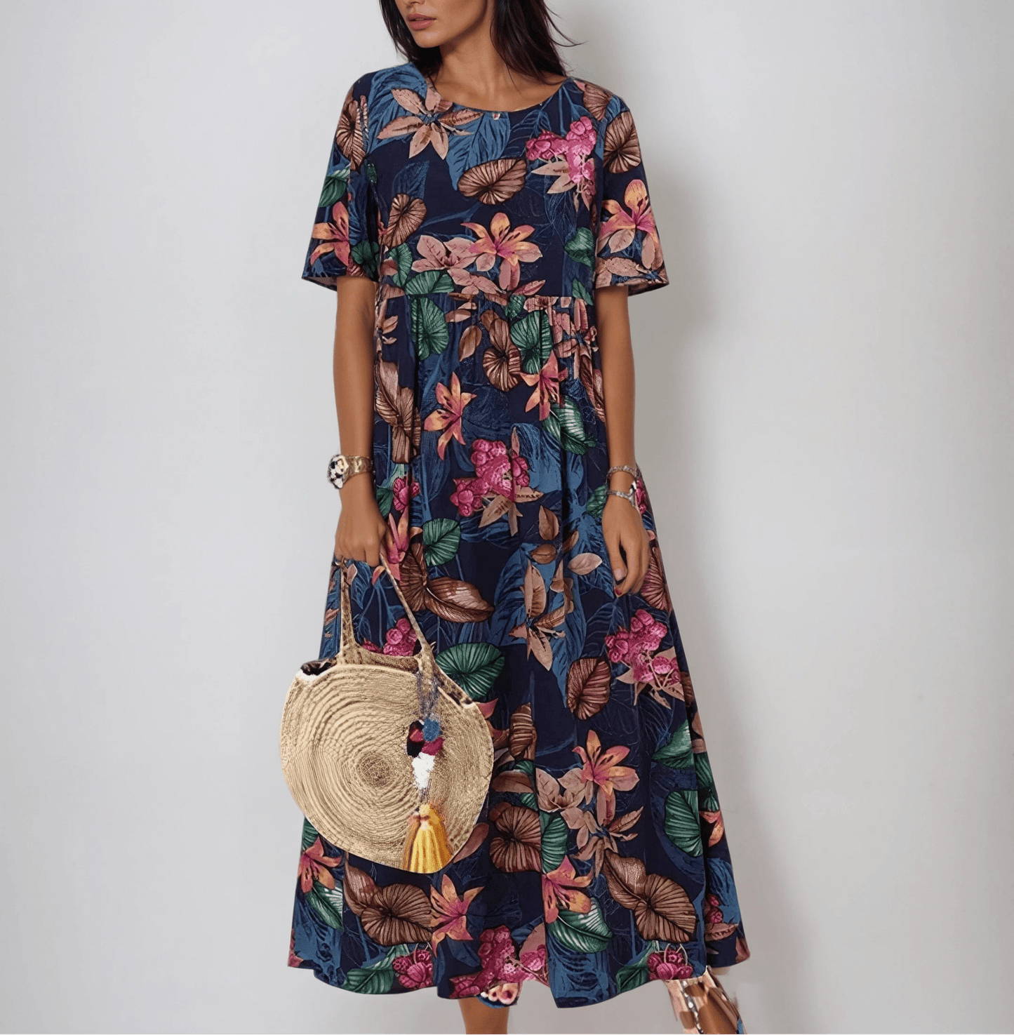 Lovi | Chic Floral Sommerkjole for Enhver Anledning