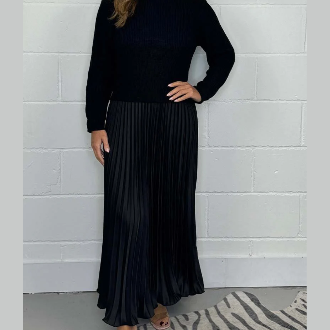 Kathleen Strikkegenser & Skjørt Ensemble for Alle Anledninger