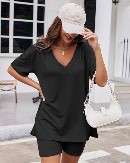 Camilla | Chic Strikket Lounge Ensemble for Hverdagsbruk