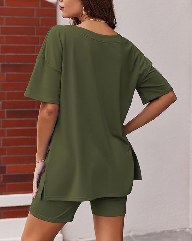 Camilla | Chic Strikket Lounge Ensemble for Hverdagsbruk