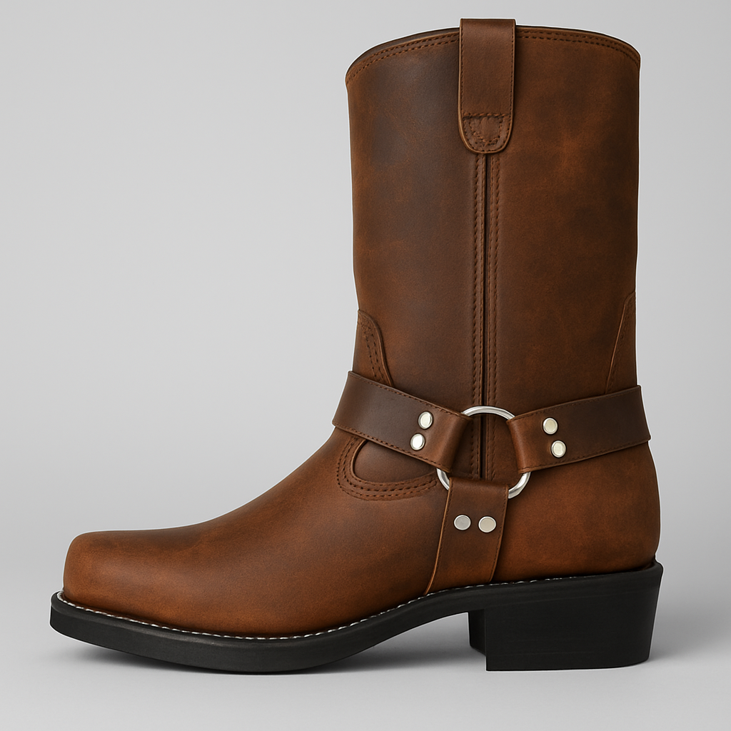 Brooklyn | Kvinne vinter cowboy støvler med spenne for en chic stil