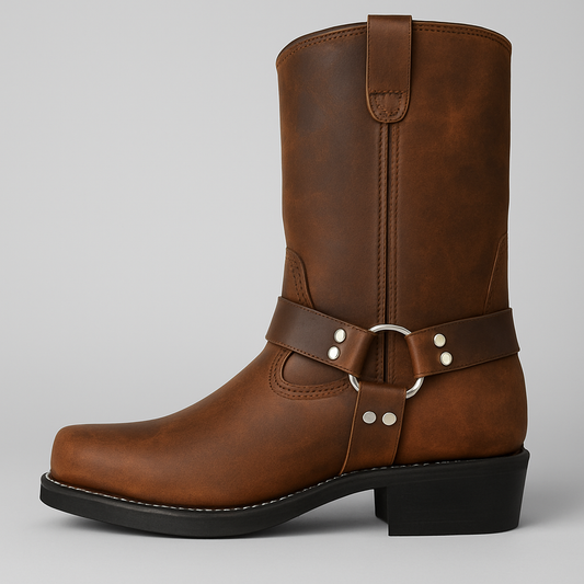 Brooklyn | Kvinne vinter cowboy støvler med spenne for en chic stil