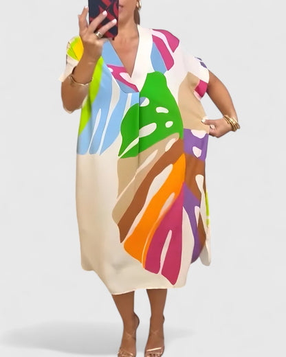 Cymarie | Chic Stoffkjole for Enhver Anledning