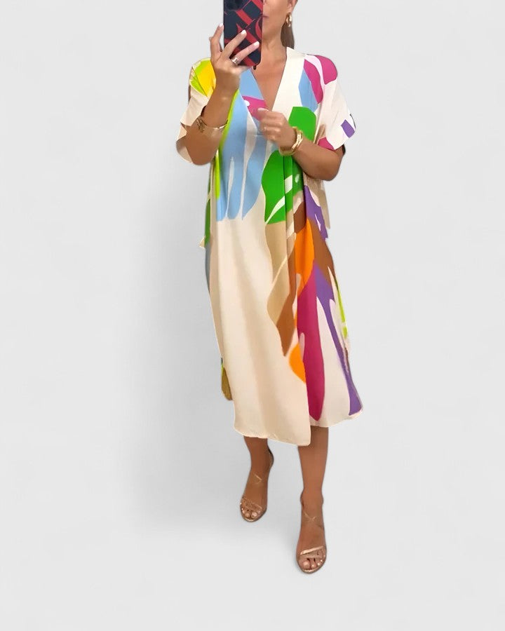 Cymarie | Chic Stoffkjole for Enhver Anledning