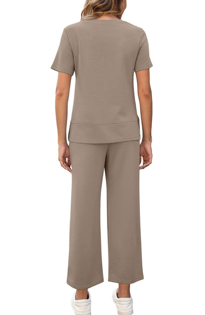 Carmel | Chic Strikket Lounge Sett for Hverdagsbruk