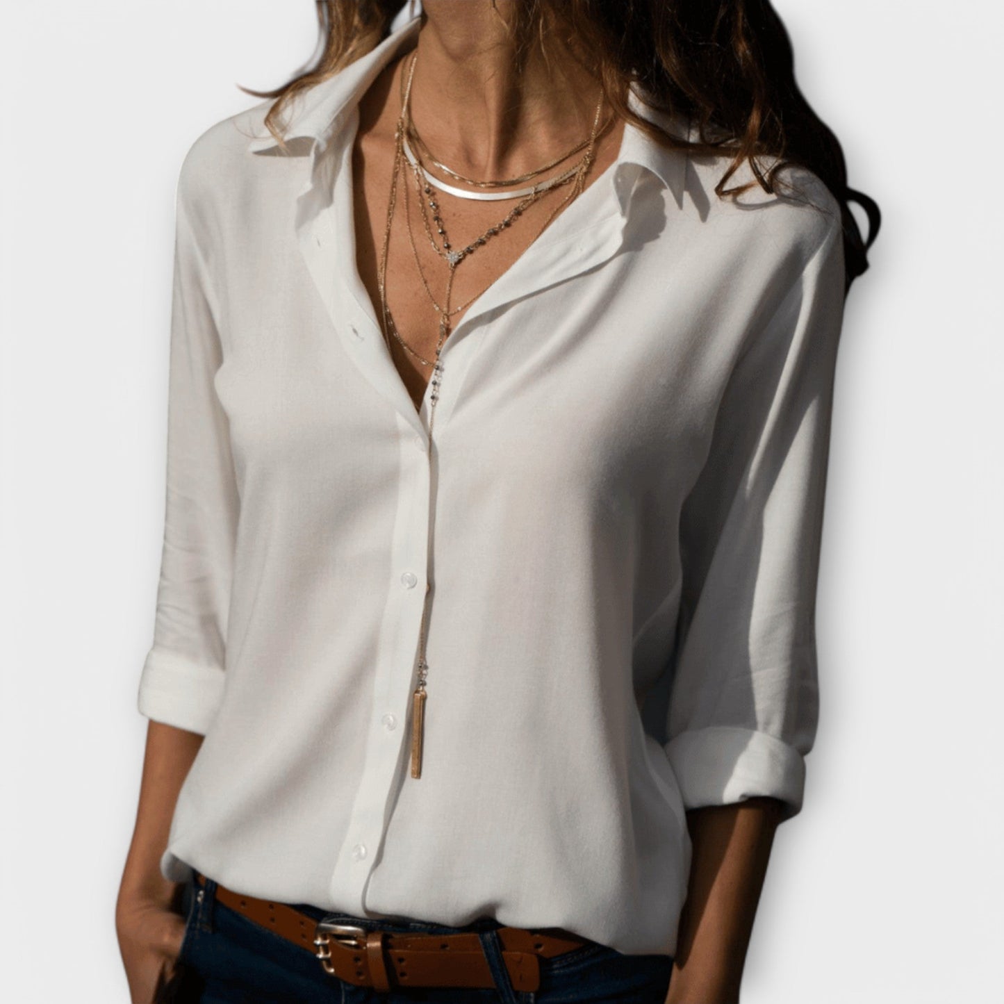 Chic Bluse for Kontor og Kveldsbruk