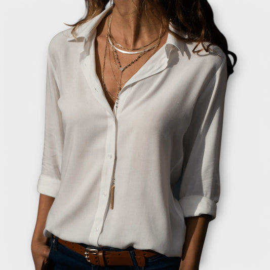 Chic Bluse for Kontor og Kveldsbruk