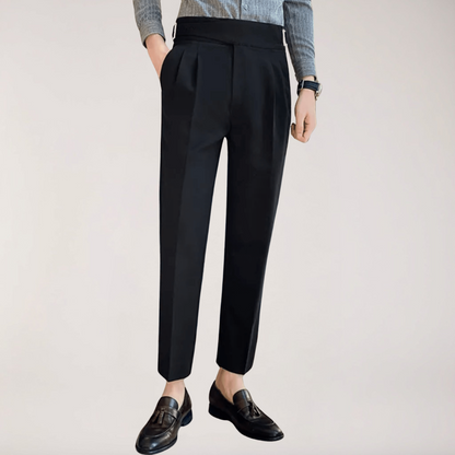 Herreformelle høyt midjefasongede bukser for anledninger