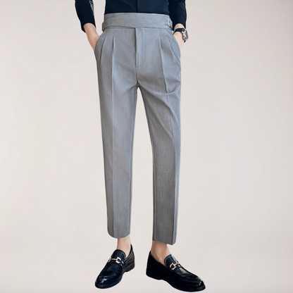 Herreformelle høyt midjefasongede bukser for anledninger