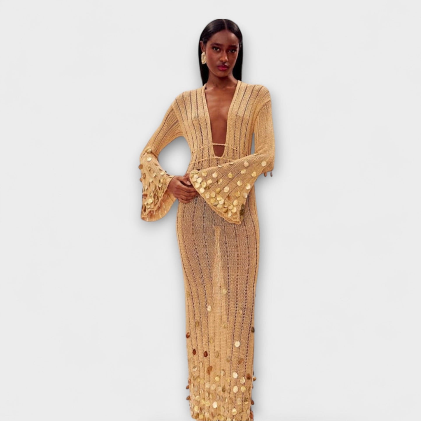 Nova Maxi Signature Kjole - Chic Stoff for Enhver Anledning