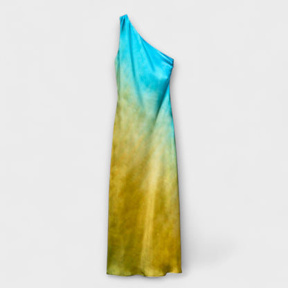 Arabella - Chic En-skulder Midi Kjole for Alle Anledninger