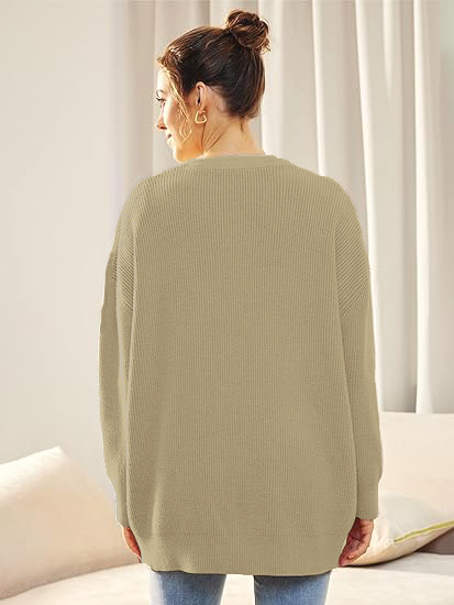 Isla - Koselig Strikket Knapp Cardigan for Hverdagsbruk