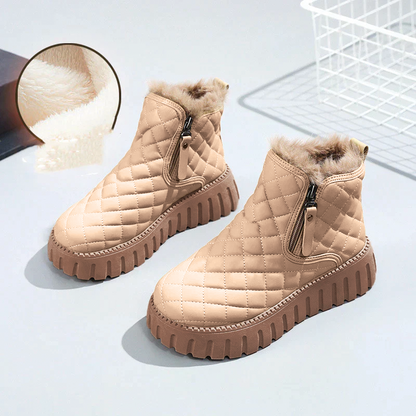 Chic Rutete Ankelstøvler for Stilige Utflukter