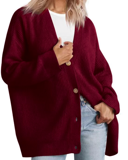 Anna - Koselig Stripete Strikkegenser for Hverdagsbruk