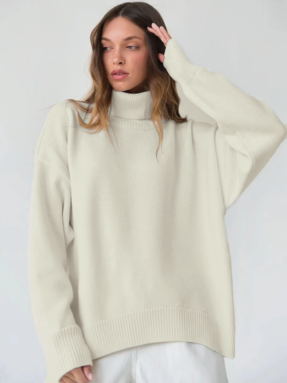 Arya - Koselig Strikket Turtleneck for Hver Anledning