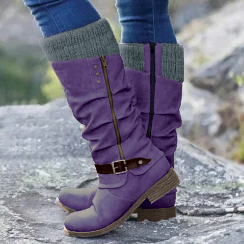 Teresa - Stilige Støvel med Spenne til Hver Anledning