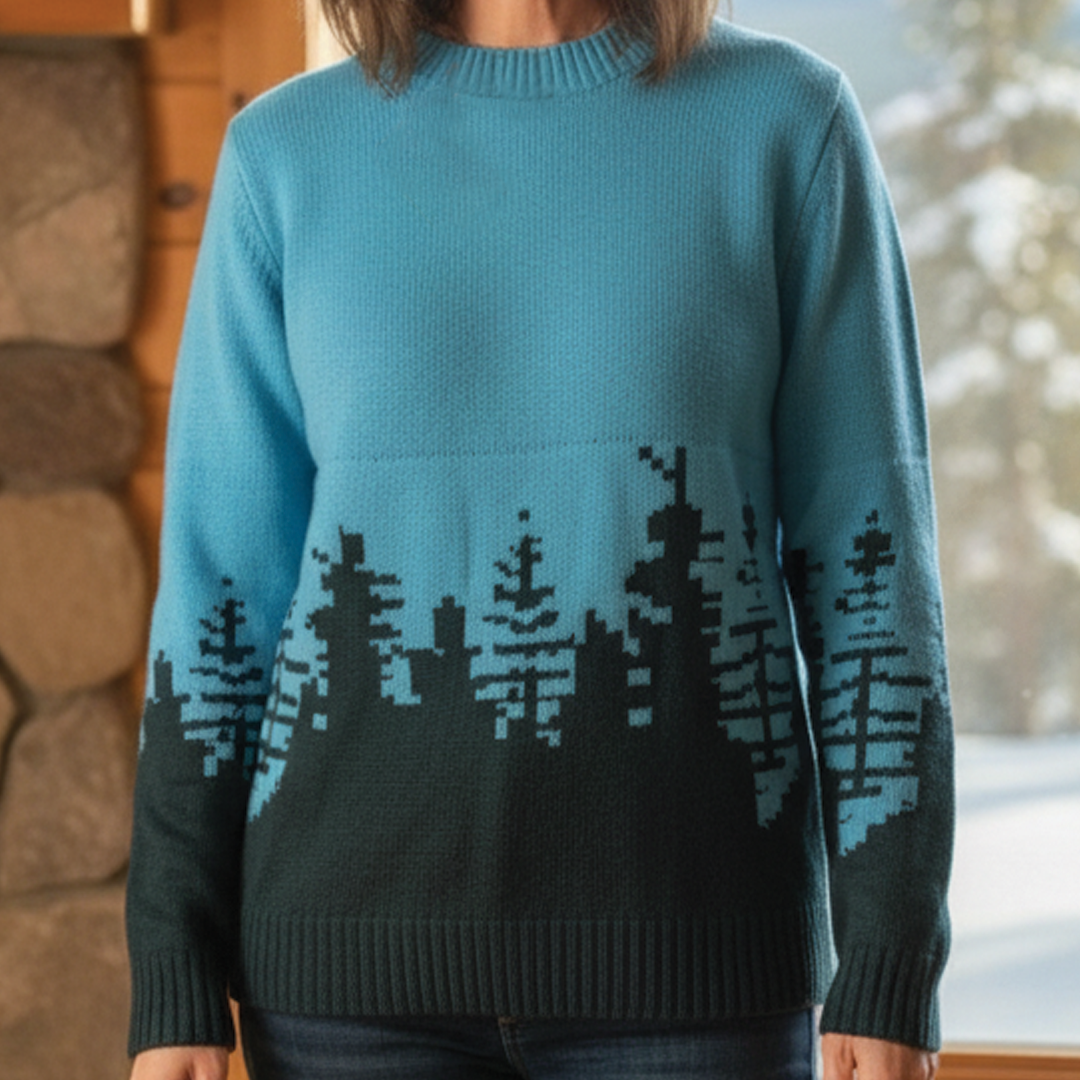 Christina - Koselig Strikkegenser for Hverdagsbruk