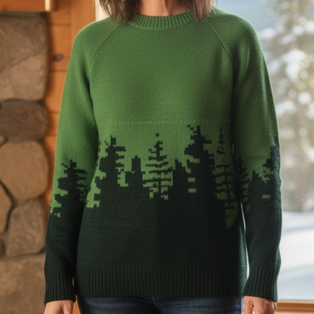 Christina - Koselig Strikkegenser for Hverdagsbruk