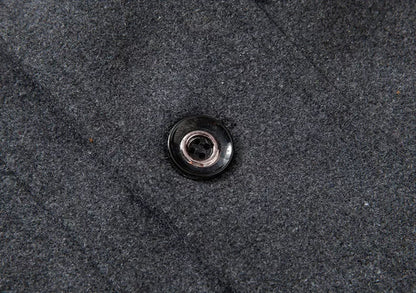 Stilig Herre Lang Jakke med Lag og Glidelåsinnsats