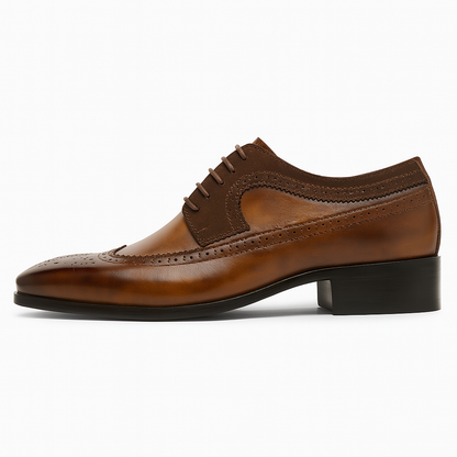 Herre To-farget Wingtip Brogue Oxford Sko for Formelle Anledninger