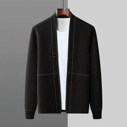 Herre Strikket Cardigan for Smart Casual Bruk
