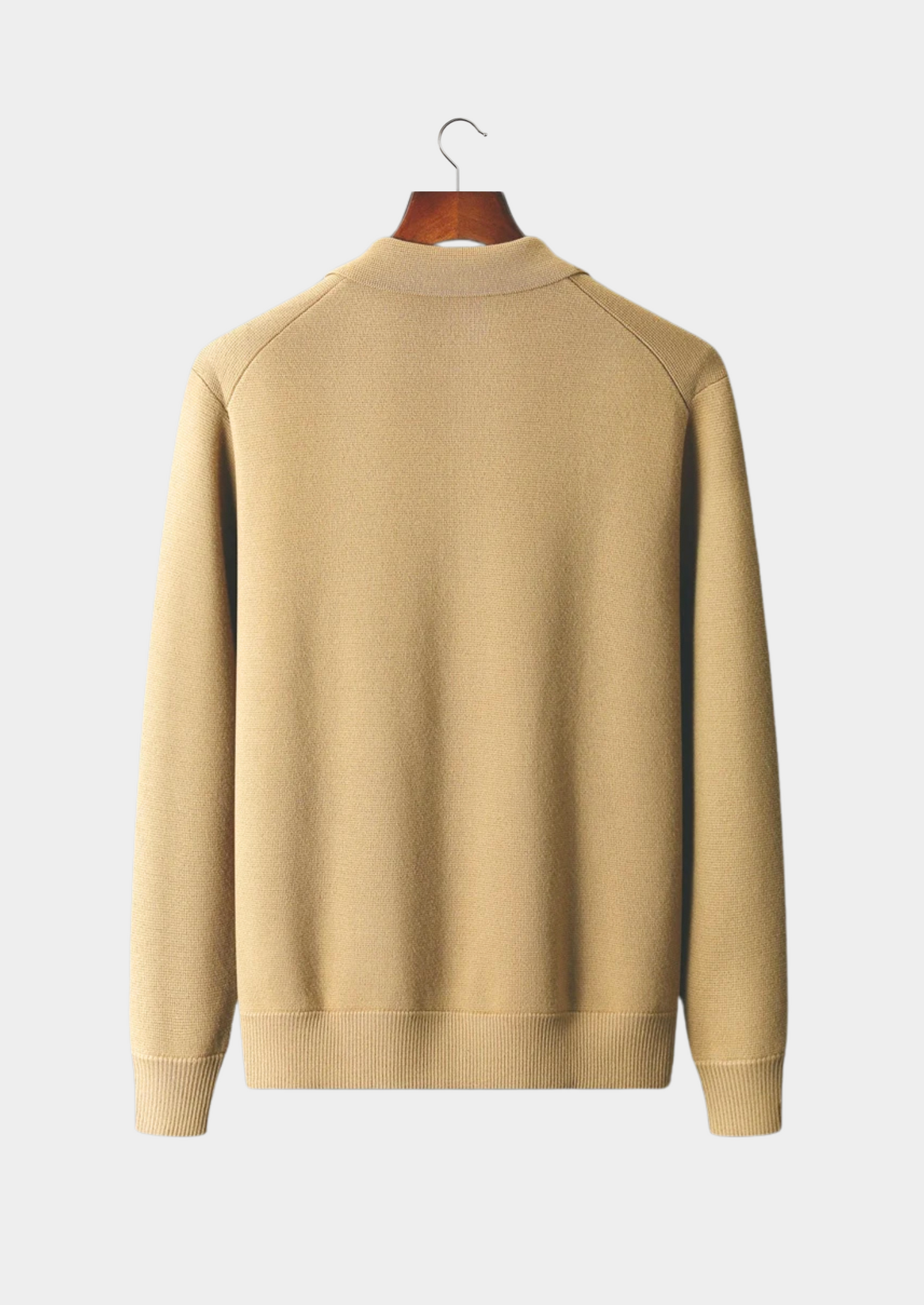 Herre Knapp-Op Cardigan med Lommer for Stilig Lagdeling