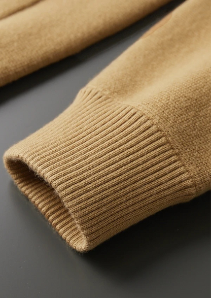 Herre Knapp-Op Cardigan med Lommer for Stilig Lagdeling