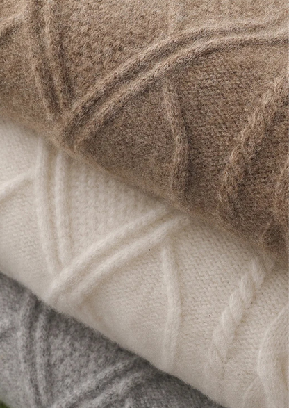 Herre Kabelstrikket Rundhalsgenser - Cozy Vinter Nødvendighet