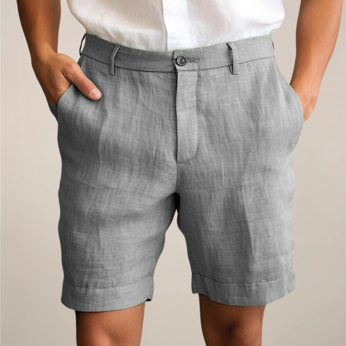Herre Sommer Shorts - Elastisk Midje i Livlige Farger