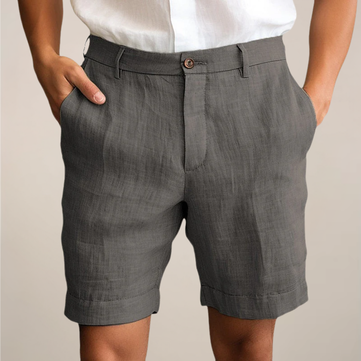 Herre Sommer Shorts - Elastisk Midje i Livlige Farger