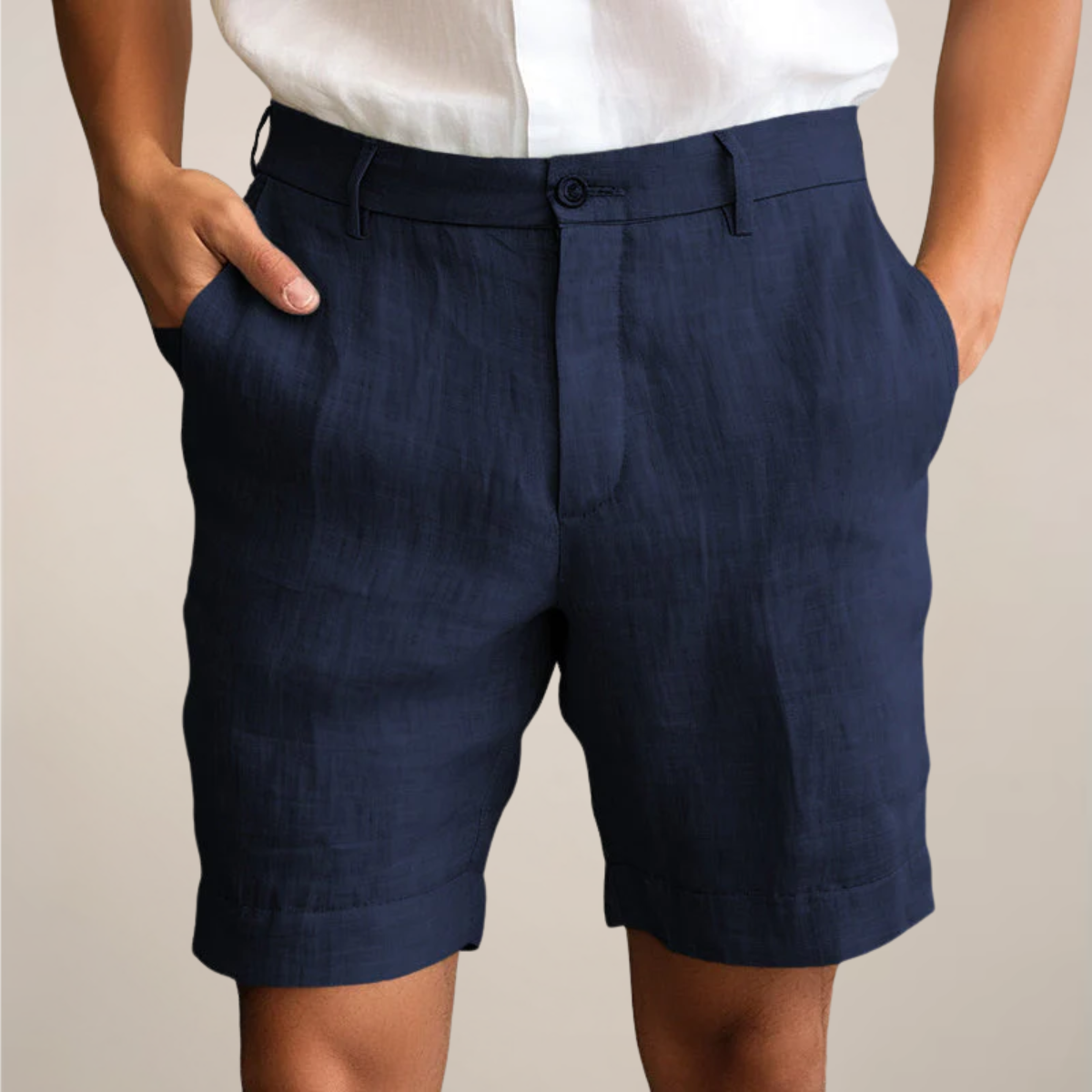 Herre Sommer Shorts - Elastisk Midje i Livlige Farger