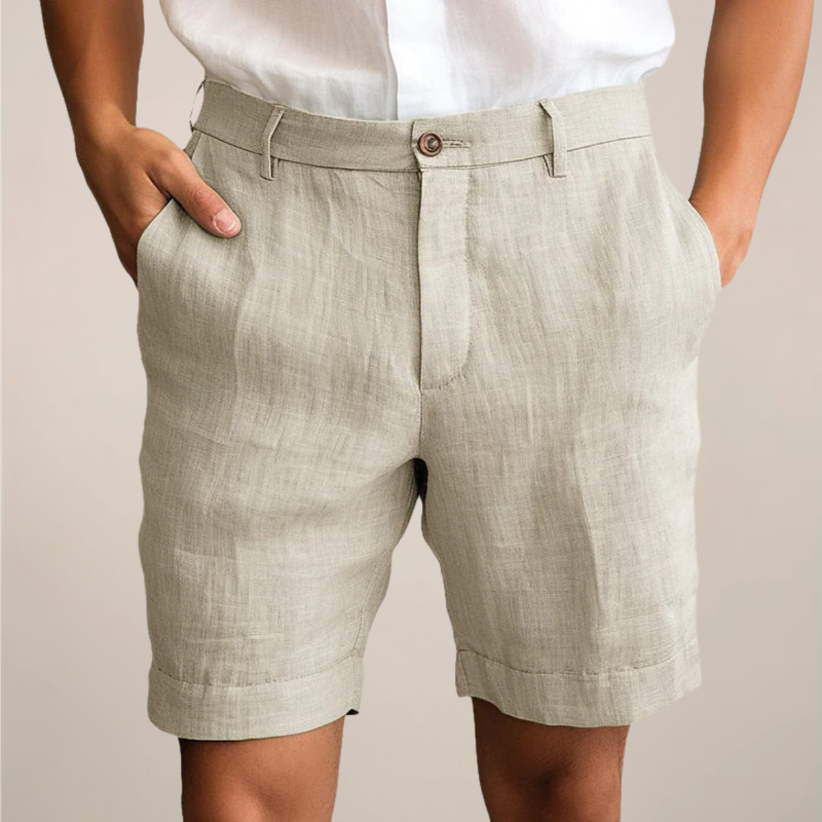 Herre Sommer Shorts - Elastisk Midje i Livlige Farger